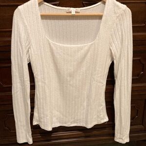Nine Britton Gwendolyn Square Neck Knit Top